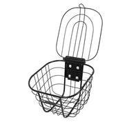 Alomejor Cesta Delantera para Scooter Resistente Soporte para Cesta Delantera de Bicicleta, Reemplazo de de Ciclo de Acero Resistente Al óxido Estable para Scooter, para Viajeros Diarios