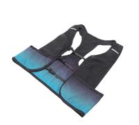 Alomejor Chaleco de Hidratación para Correr, Chaleco de Hidratación para Correr Transpirable de Poliéster con 2 Botellas de Agua para y Caminar de Noche