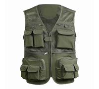 Alomejor Chaleco de Pesca Servo Motor Actuador Motor Controlador de con Revestimiento de Malla Multiprocetas de Diseño Liviano para Actividades Al Aire Libre Fotografía Caza de Senderismo (4XL)