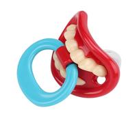 Alomejor Chupete de Bebé, Chupete Divertido Lindo Chupete Chupete Anti de Silicona Chupete de una Pieza para Bebés(1 Anillo de Tiro)