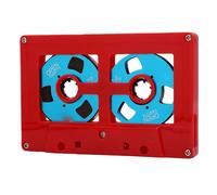 Alomejor Cinta de Casete de Sonido de 50 Minutos de Polarización Normal Cinta de Grabación de Carrete a Carrete de Doble Cara con Caja de Almacenamiento Transparente para Grabación de