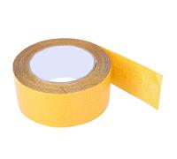 Alomejor Cinta de Malla de Doble Cara de Fibra de Vidrio Resistente Al Agua para Aislamiento Acústico de Pisos, Cinta de 50 Mm de Ancho para Productos de Caucho, Autoadhesiva de 20 M de Longitud (50