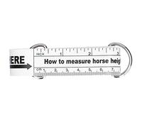 Alomejor Cinta Métrica de Peso para Caballos, Duradera, Resistente Al Agua, para Granja de Cría de Animales, Cinta Métrica de PVC de 2,42 M para Peso del Busto, Longitud del Cuerpo