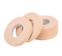 Alomejor Cinta para Dedos Cinta Protectora de Manos de Algodón 5 Rollos 1 Cm X 10 M Pegamento Vegetal Adhesivo Transpirable con Tijeras para Guitarra, bajo, Violinista, Protección de la Punta de los