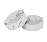 Alomejor Cinta para Manillar de Bicicleta, Envolturas Antideslizantes para Manillar de Bicicleta de Carretera, Tacto Cómodo con Autoadhesivo y Tapones Finales, para Ciclismo de Carretera, (SILVER)