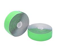 Alomejor Cinta para Manillar de Bicicleta, Envolturas Antideslizantes para Manillar de Bicicleta de Carretera, Tacto Cómodo con Autoadhesivo y Tapones Finales, para Ciclismo de Carretera, (GREEN)