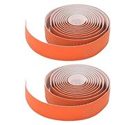 Alomejor Cinta para Manillar de Bicicleta, Envolturas para Manillar de Bicicleta de Carretera con Tapones y Correas para Ciclismo de Carretera, Caña de Pescar, Silla, Reposabrazos, (ORANGE)