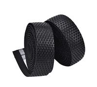 Alomejor Cinta para Manillar de Ciclismo, Espuma para Absorción de Impactos, Envoltura Antideslizante para de Bicicleta, Agarre Cómodo para Bicicletas de Montaña y de Carretera (BLACK)