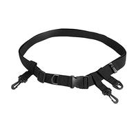 Alomejor Cinturón De Pesca De Vadeo, Cinturón De Cintura Multifuncional Cinturón De Ave Zancuda De Pesca Ajustable con 2 D 2 Ganchos Giratorios para Pesca De Kayak De Surf