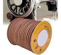 Alomejor Cinturón para Máquina de Coser de Piel de Vaca, Accesorio Multifunción Flexible y Hermoso de 20m para Máquinas Overlock y Domésticas (yo como)