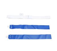 Alomejor Cinturones de Fútbol con Bandera, Diseño de Hebilla Ajustable, Cinturones de Fútbol de Nailon de PVC, Juego de Banderas para Niños y Adultos, Juegos de Equipo de Entrenamiento (BLUE)