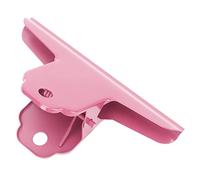Alomejor Clamp/Holder de Carpeta de Metal Agarre Fuerte y Duradero para Oficina Escuela Hogar 3,9 X 2,2 X 1,5 Pulgadas Clamp/Holder de Carpeta de Metal para el Hogar Escuela Oficina (PINK)