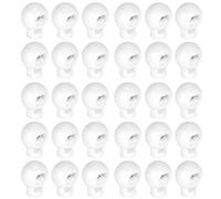 Alomejor Clamp/Holder de Resorte para Cerraduras de Cordón para Cuerda de Plástico, 300 Piezas, Forma de Bola de un Orificio, Duradero y Liviano para Accesorios de Equipaje, Ropa, Mochilas y Más