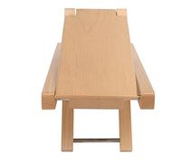 Alomejor Classic Wooden Guitar Foot Calm Style Elegant Style Altura Ajustable para una Postura Correcta para Guitarristas (Madera de haya)