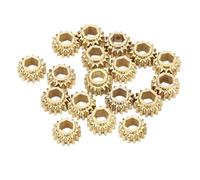 Alomejor Clavijas de Afinación de Guitarra, Clavijeros de Metal, Engranaje de Cuerdas con Relación 1:15 para Reemplazo de Guitarras Acústicas y Eléctricas (GOLD)