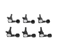 Alomejor Clavijas de Afinación de Guitarra, Construcción de Acero Al Carbono, Juego de Afinadores de Bloqueo con Alta Precisión para Guitarras Eléctricas