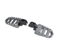 Alomejor Clavijas de Pie de Motocicleta CNC 6063 Aleación de Aluminio Clavija de Pie Delantera 12 Dientes Ajustable ReposapiéS Antideslizante para Diavel S 2011 2023 Diavel V4 2024 Riders (GREY)