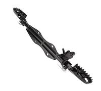 Alomejor Clavijas para Reposapiés de Motocicleta Kit de Soporte para Clavijas para Reposapiés de Aleación de Acero 85 X 50 Mm Superficie Antideslizante con Pernos de Montaje Pasadores Resortes para