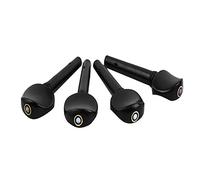 Alomejor Clavijas violín, Juego Completo 4 Piezas Madera ébano Resistente, Accesorios afinación precisión para músicos Profesionales Estudiantes escuelas Estudio grabación