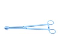Alomejor Clip de Comida para Mascotas Plástico Azul Durable para Animales Reptiles 9.64 Pulgadas Flexible Fácil de Usar para Tortuga Lagarto Serpiente