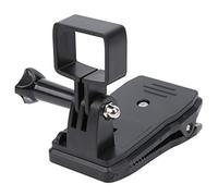 Alomejor Clip de Mochila de rotación 360 Grados Cámara de acción giratoria Abrazadera Expansión Base Fija Soporte de Montaje Apto para dji OSMO Pocket 1/2 Cámara