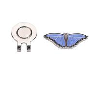 Alomejor Clip Duradero para Gorra de de Acero Inoxidable con Marcador de Bola Magnético para un Transporte y Uso Cómodos para los Amantes del (Acero Inoxidable 2)