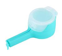 Alomejor Clip para Bolsa de Comida PPO, Clip Portátil para Sellado de Refrigerios, para Cocina, Viaje, Azul, 4,9x2,4x1,8 Pulgadas (BLUE)