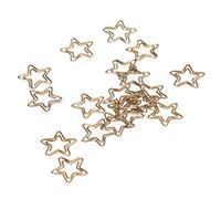 Alomejor Clips de Papel a Prueba de Herrumbre, Duraderos, Livianos para Oficina, Lindos Mini Clips de Papel en Forma de Estrella para Oficina, Hogar y Uso Diario con Caja de Almacenamiento