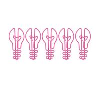 Alomejor Clips de Papel Metálicos Lindos con Forma de Bombilla, Mayor Resistencia Al Deslizamiento para Oficina, 100 Uds. Mini Clips de Papel para Clasificación de Documentos (PINK)