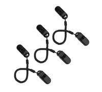 Alomejor Clips de Sombrero Cap Retainer 3 unids Clips de Sombrero Cordones de Cuerda de Cuerda de Seguridad para el Viento de Golf Pesca Canotaje Navegación a Vela