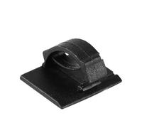 Alomejor Clips Fijos para Cable de Auto Organizador de Cables de Plástico 40 Piezas Clips Fijos Autoadhesivos para Cable de Datos GPS de Luz Decorativo Tablero Uso Interior (L)