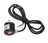 Alomejor Codificador de 5-24 V CC Eje Sólido AB Bifásico de Alta Velocidad 3000-6000 RPM para Ingeniería de Automatización de Oficinas, Tamaño Compacto de 6 Mm (360B)