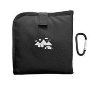 Alomejor Cojín de Asiento, Cojín Compacto para Sentarse, Impermeable, para Exteriores, con Bolsa de Transporte para Senderismo y Viajes (Black)