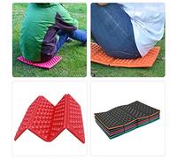 Alomejor Cojín de Asiento Plegable de EVA, Almohadilla Ligera, Portátil, Impermeable, a Prueba de Humedad, con Superficie Antideslizante, para Acampar, Senderismo, Picnic, Uso en (Orange)