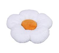 Alomejor Cojín Decorativo con Diseño de Margaritas, Cojín de Flores de Algodón para Sala de Estar y Habitación de Niños, 46x47cm