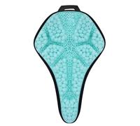 Alomejor Cojín para Asiento de Bicicleta, Cómoda Funda Acolchada para Sillín de Bicicleta con Canal de Flujo de Aire para Ciclismo de Montaña y Carretera (Talla única)