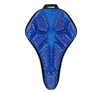 Alomejor Cojín para Asiento de Bicicleta, Cómoda Funda Acolchada para Sillín de Bicicleta con Canal de Flujo de Aire para Ciclismo de Montaña y Carretera (Talla única)