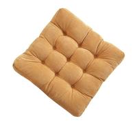 Alomejor Cojín para silla cuadrado de terciopelo acanalado cómodo cojín de espuma viscoelástica para comedor interior, suave y duradero, 1 cantidad, adecuado para la oficina en casa (50 x 50 cm)