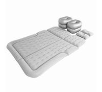 Alomejor Colchón Hinchable para Coche Colchón Inflable para SUV de PVC Flocado 174 X 126 Cm con Bomba de Aire Eléctrica Almohadilla para Dormir Engrosada para el Asiento Trasero, Maletero, Viajes,