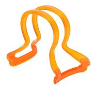 Alomejor Colector de de violín, corrector de precisión para violín 1/4 1/8 /10 con pies de agarre de silicona importados, diseño elástico para corregir la postura del (naranja)