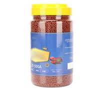 Alomejor Color Que Mejora la Sangre, Loro, Alimento para Peces, Alimento Flotante, Tanque de Acuario, 17,6 Oz para Peces Sanos