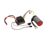 Alomejor Combo de Cepillo sin Motor Conjunto 80A ESC 3670 Combo de Motor sin Escobillas para HPI 1/8 1/10 Modelos, 1600W Potencia de Salida (2850KV)