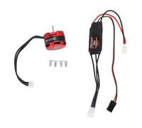 Alomejor Combo ESC de Motor sin Escobillas RC, Motor de Alta Torsión 2500KV 30A ESC con Freno de Arrastre Ajustable para 2-4S Lipo RC Car Truck Buggy