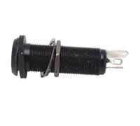 Alomejor Conector de Barril, Conector de Entrada y Salida de Guitarra con Reducción de Ruido de Alta Sensibilidad para Guitarra Eléctrica Acústica