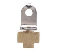 Alomejor Conector de Línea de Freno de Metal en T de 3 Vías Conector de Línea de Freno de Metal 3 8 Pulgadas 24 Conexión Abocinada Invertida para Tubo de 16 Pulgadas con Soporte de Montaje para