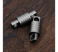 Alomejor Conector de Llavero Giratorio, Aleación de Ti, Portátil, Ligero, Resistente Al óxido, Resistente Al Calor, para Acampar, Senderismo, Pesca, 1 Unidad