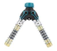 Alomejor Conector de Manguera en Y de 2 Vías, Divisor de Agua Duradero para Jardinería, Rotación de 360 grados, Tamaño de 4,5 Pulgadas