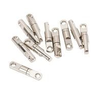 Alomejor Conector de Pesca Giratorio, Conector de Rodamiento de Pesca de Acero Inoxidable de Rotación Flexible con Diseño de Circular para Entusiastas de la