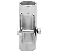 Alomejor Conector de Tubería para Barcos Marinos, Acoplamiento Giratorio Plegable de Acero Inoxidable con Rotación de 180 Grados, para Todo Tipo de Barcos (25MM)