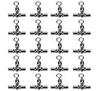 Alomejor Conector Giratorio de Pesca con Forma de T, Conector de Cobre Crimpado, Gancho Rápido para Pesca, Cruce de Línea Giratoria, Ideal para Equipo de Pesca, Resistente y Durade